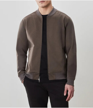 ROBERT BARAKETT Brown Patricio Full Zip