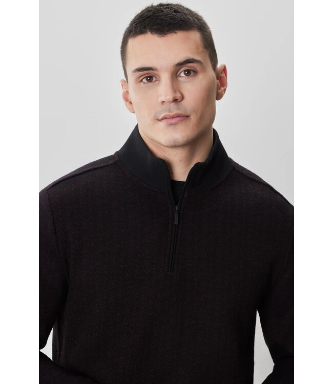 Bordeaux Cedro Herringbone 1/4 Zip
