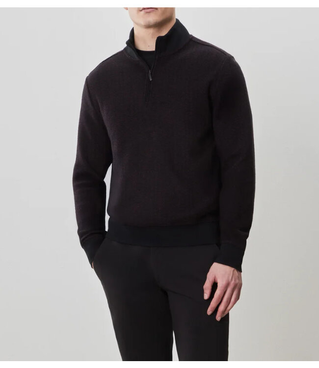Bordeaux Cedro Herringbone 1/4 Zip