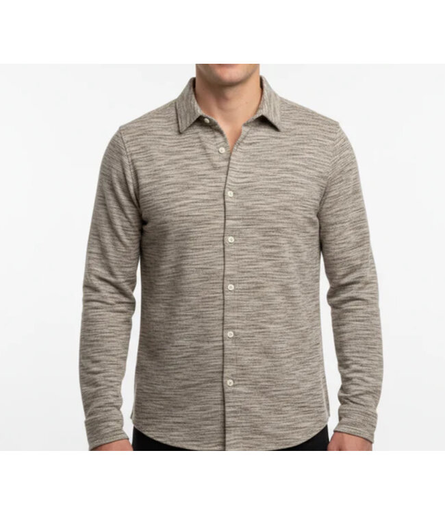 Modern Fit Oatmeal Cielo Knit Shirt