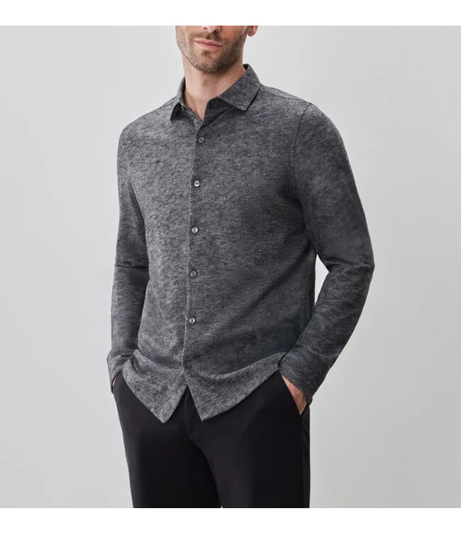 Modern Fit Charcoal Alonzo Knit Shirt