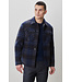 Navy Kaden Plaid Overshirt