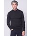 7 DOWNIE Black  Cable Mock Neck