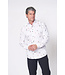 7 DOWNIE Modern Fit White Splash Print Shirt