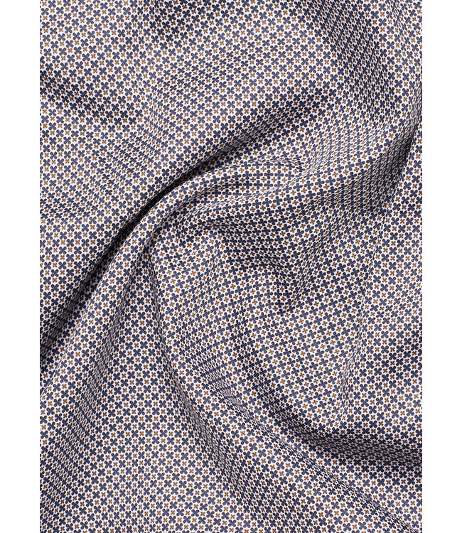 Slim Fit Navy Brown Shirt