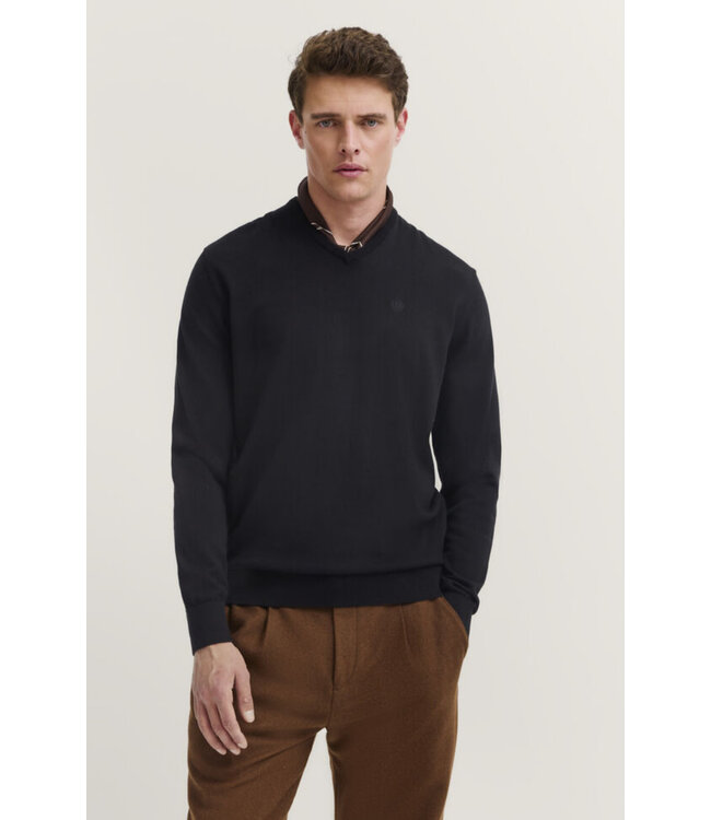 Black V Neck Sweater