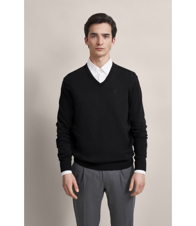 Black V Neck Sweater