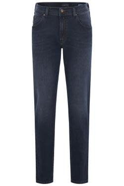 Modern Fit Dark Blue Jeans - Benjamin's Menswear