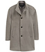 Grey Herringbone Overcoat