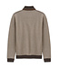 Modern Fit Mid Brown 1/4 Zip