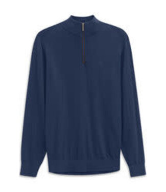 BUGATTI Mid Blue 1/4 Zip