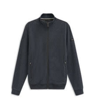 BUGATTI Navy Tan Full Zip