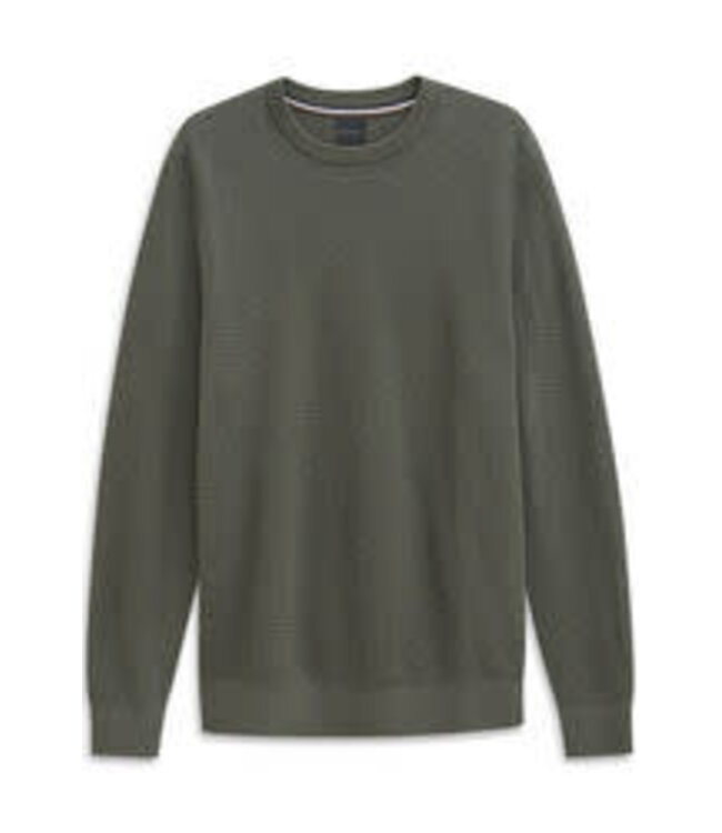 Olive Basketweave Sweater