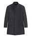Navy Tweed Overcoat