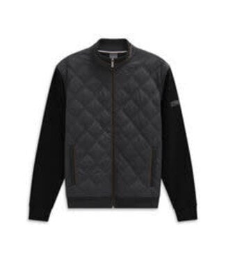 BUGATTI Charcoal Quilted Front Full Zip