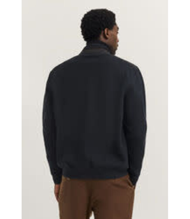 Charcoal Quilted Front Full Zip