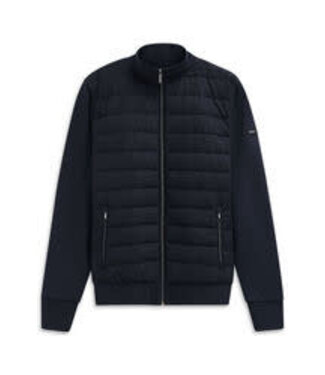 BUGATTI Navy Quilted Front Full Zip