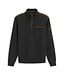Charcoal 1/4 Zip with Tan Trim