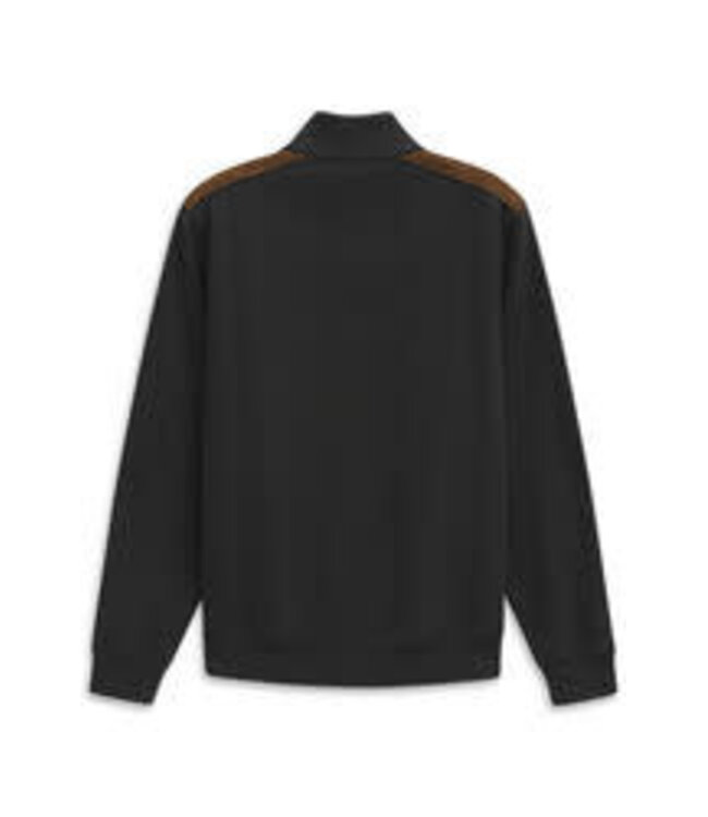 Charcoal 1/4 Zip with Tan Trim
