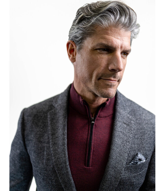 Modern Fit Grey Mix Sport Coat