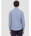 Modern Fit Dusty Blue Pattern Shirt