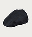 Navy Baker Herringbone Flat Cap