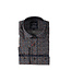 Modern Fit Navy Bars Shirt