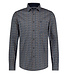 Modern Fit Navy Bars Shirt