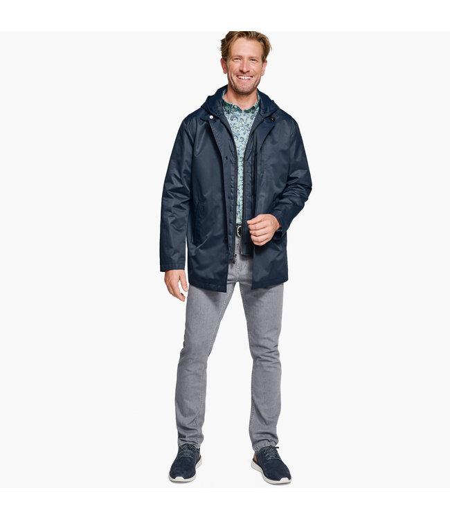 Navy Upton Raincoat