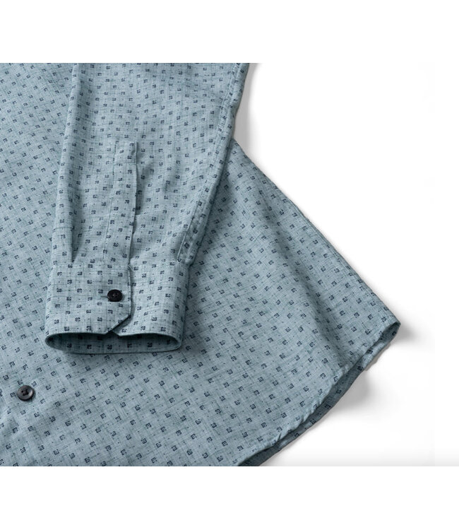 Modern Fit Green Livingstone Woven Shirt