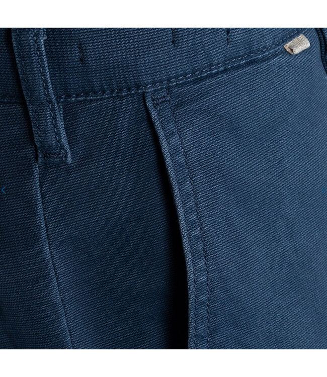 Modern Fit Blue Cotton Pants