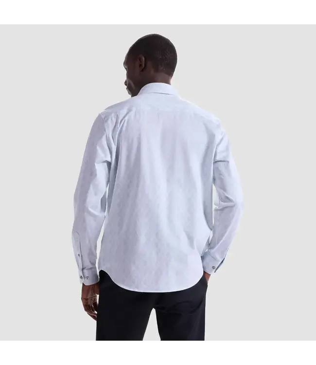 Modern Fit Platinum Fern Print Shirt