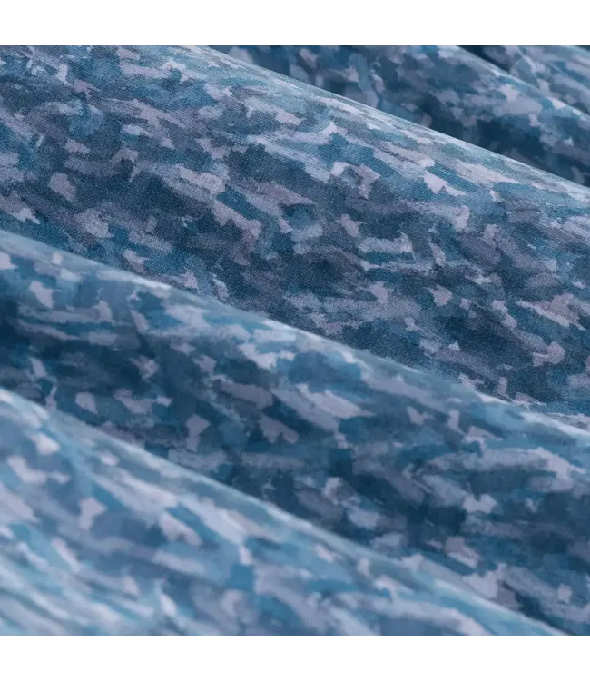 Modern Fit Teal Grey Print Shirt