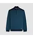 BUGATCHI Teal with Navy Trim 1/4 Zip
