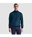 Teal with Navy Trim 1/4 Zip