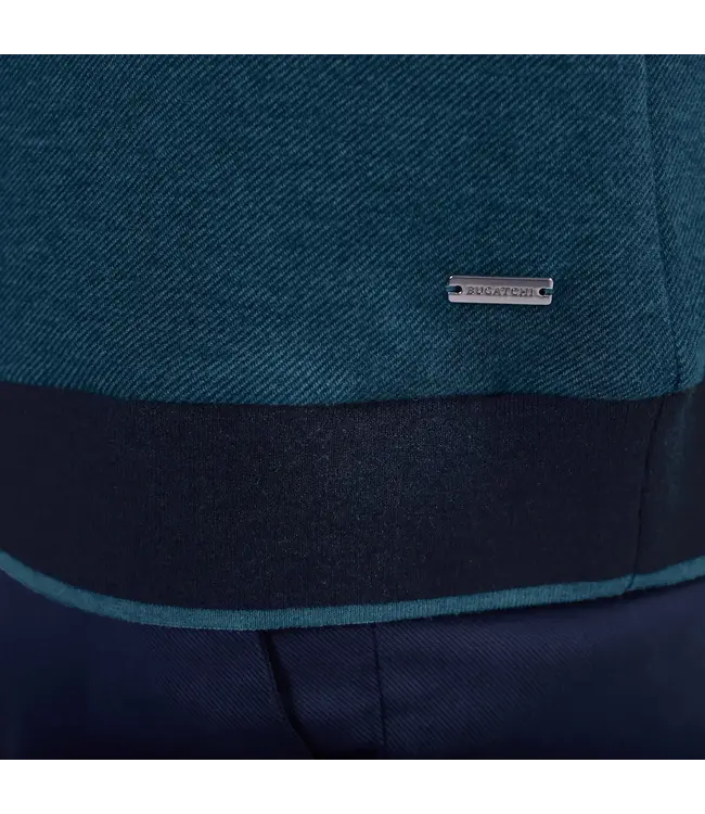 Teal with Navy Trim 1/4 Zip