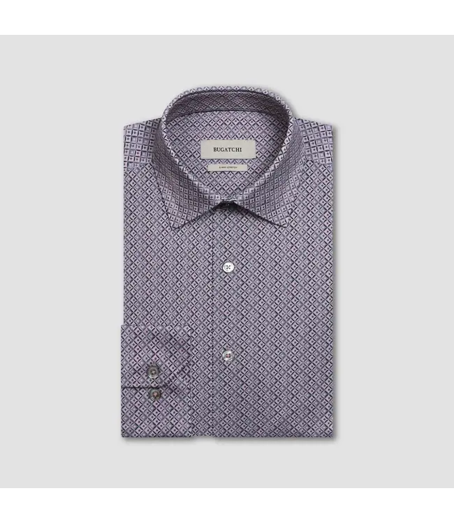 Modern Fit Wood Rose Print Shirt