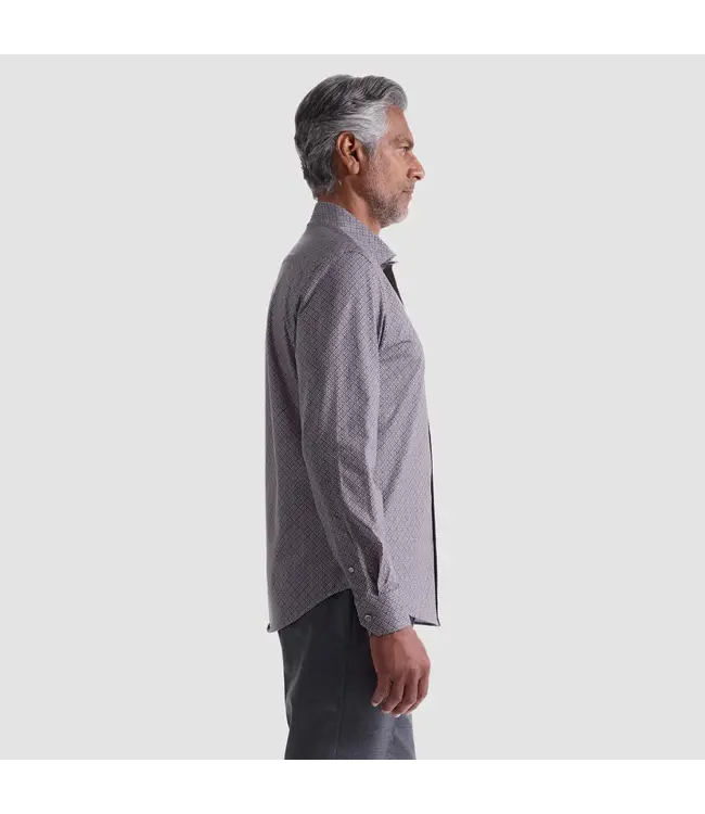 Modern Fit Wood Rose Print Shirt