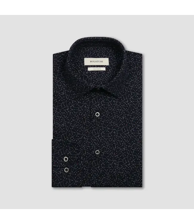 Modern Fit Black Golf Club Shirt