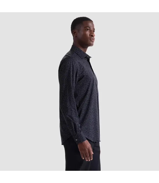 Modern Fit Black Golf Club Shirt