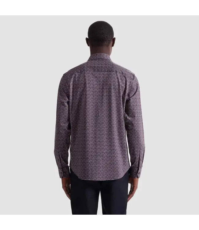 Modern Fit Mahogany Block Shirt