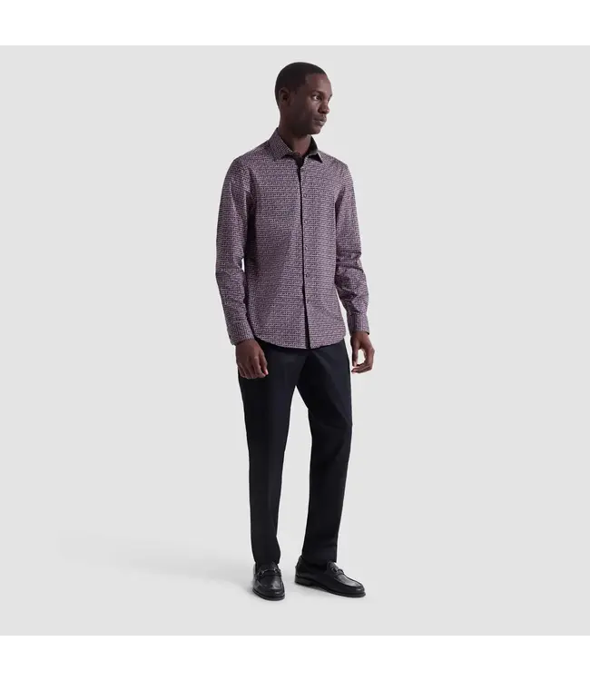 Modern Fit Mahogany Block Shirt