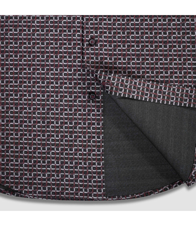 Modern Fit Mahogany Block Shirt