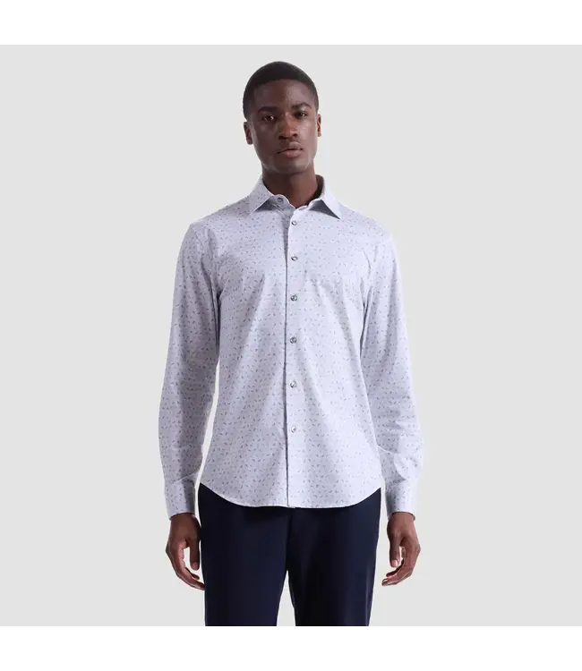 Modern Fit Platinum Feather Shirt