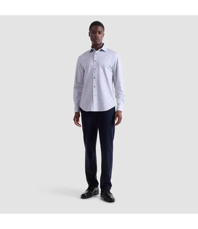 Modern Fit Platinum Feather Shirt