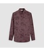 BUGATCHI Modern Fit Red Paisley Shirt