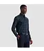 Modern Fit Navy Plaid Shirt