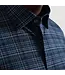 Modern Fit Navy Plaid Shirt