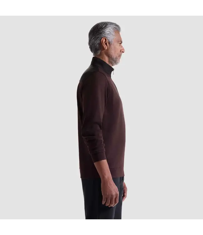 Burgundy with Black Trim 1/4 Zip