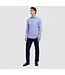 Modern Fit Air Blue Print Shirt